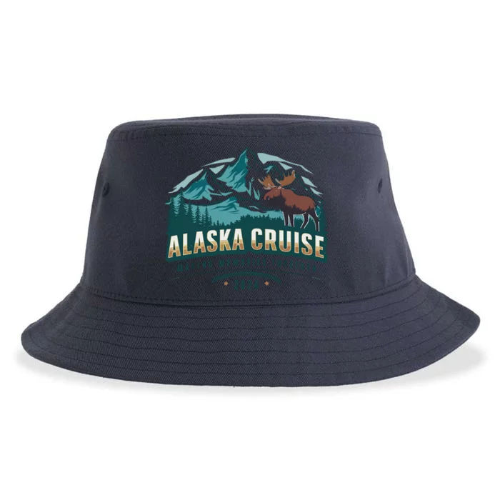 Matching Family Friends And Group Alaskan Alaska Cruise 2024 Sustainable Bucket Hat