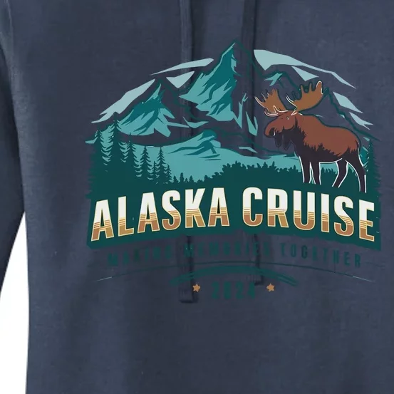 Matching Family Friends And Group Alaskan Alaska Cruise 2024 Women's Pullover Hoodie