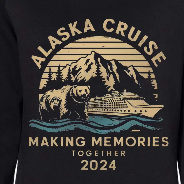 Matching Family Friends And Group Alaska Cruise 2024 Womens California Wash Sweatshirt