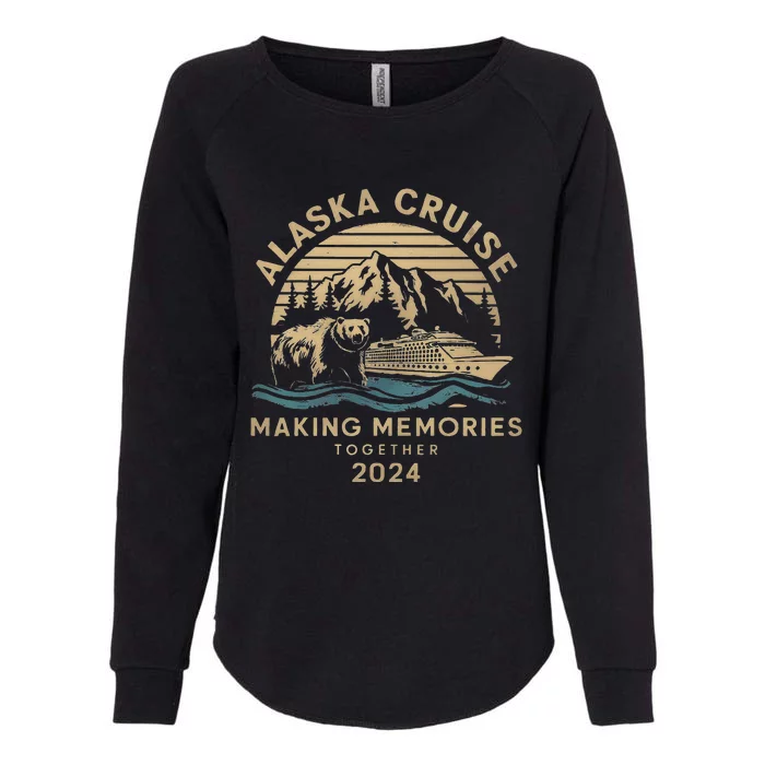 Matching Family Friends And Group Alaska Cruise 2024 Womens California Wash Sweatshirt