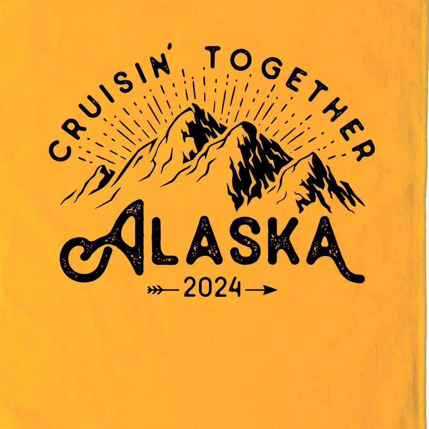 Matching Family Friends Group Vacation Alaska Cruise 2024 Platinum Collection Golf Towel