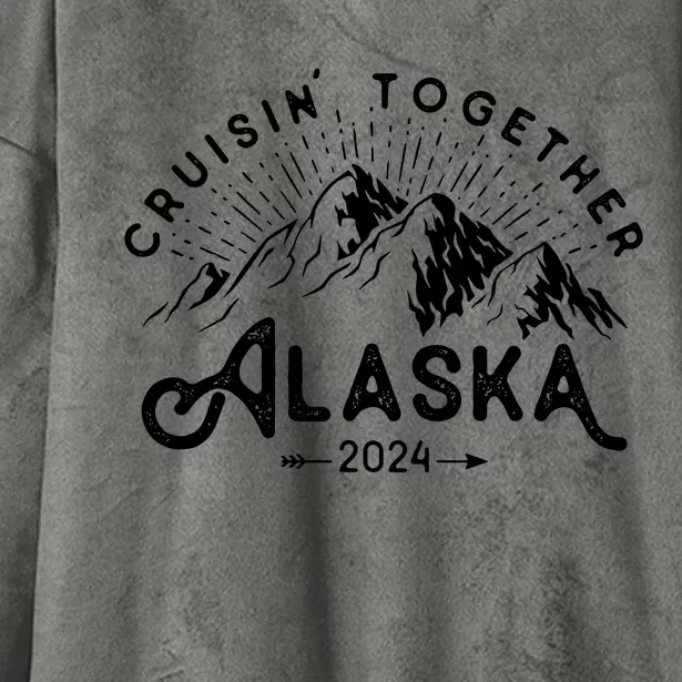 Matching Family Friends Group Vacation Alaska Cruise 2024 Hooded Wearable Blanket