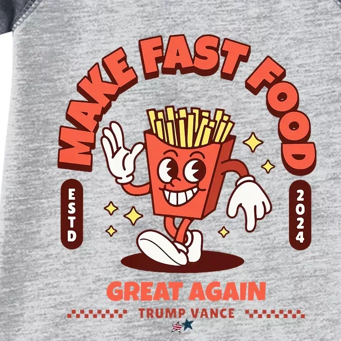 Make Fast Food Great Again MagadonaldS Trump Infant Baby Jersey Bodysuit