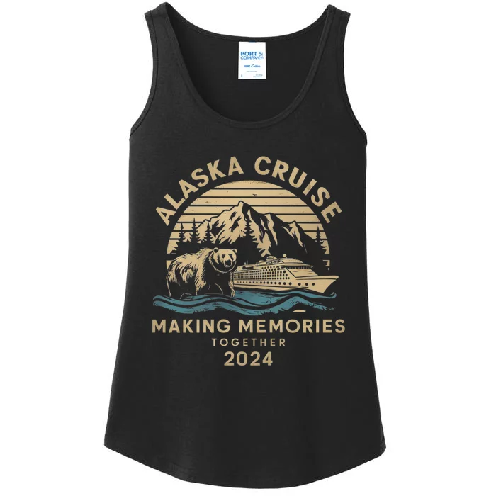 Matching Family Friends And Group Alaska Cruise 2024 Making Memories Together Ladies Essential Tank