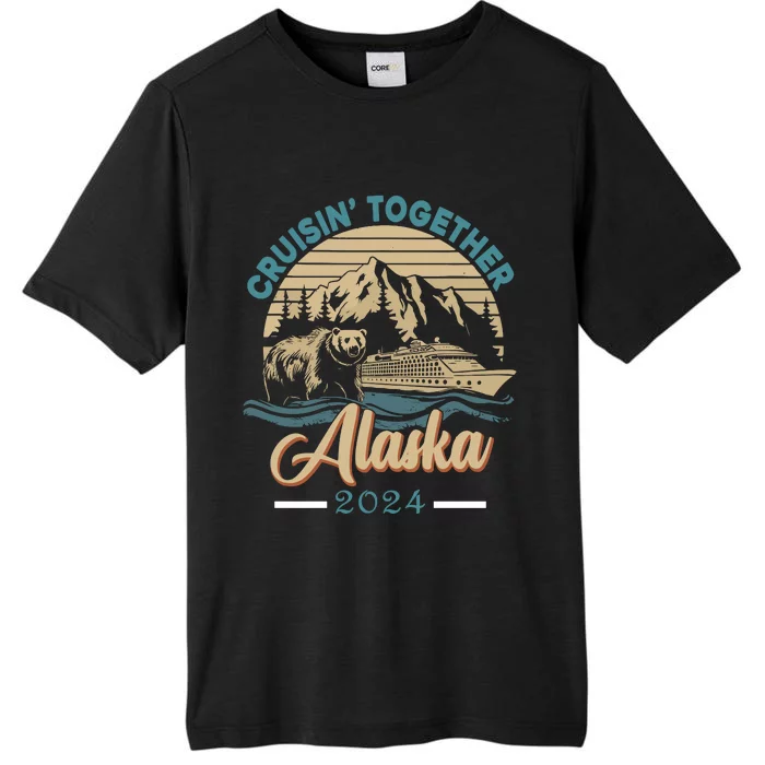 Matching Family Friends And Group Alaskan Alaska Cruise 2024 ChromaSoft Performance T-Shirt