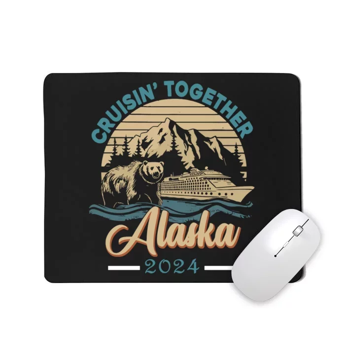 Matching Family Friends And Group Alaskan Alaska Cruise 2024 Mousepad