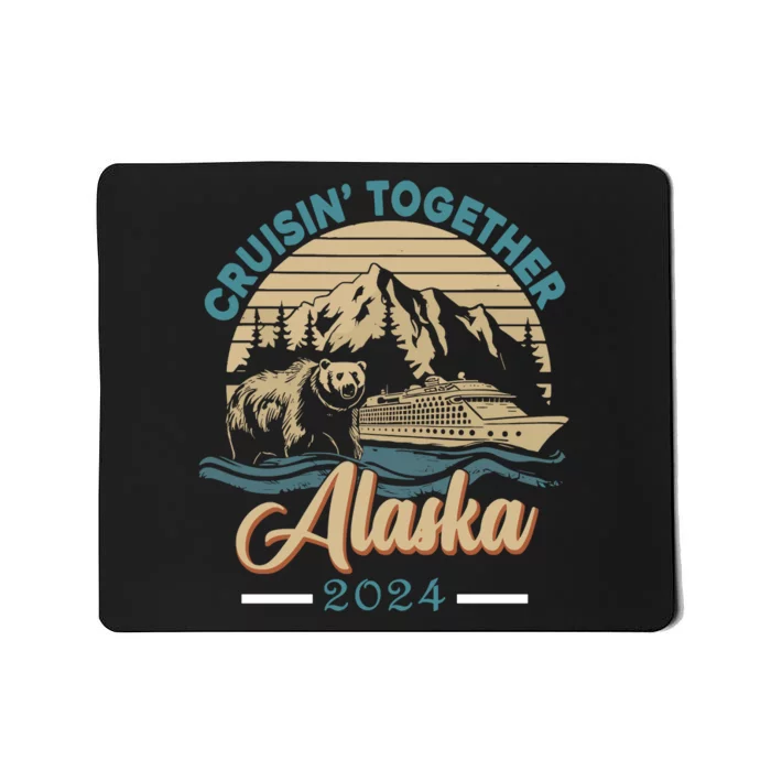 Matching Family Friends And Group Alaskan Alaska Cruise 2024 Mousepad