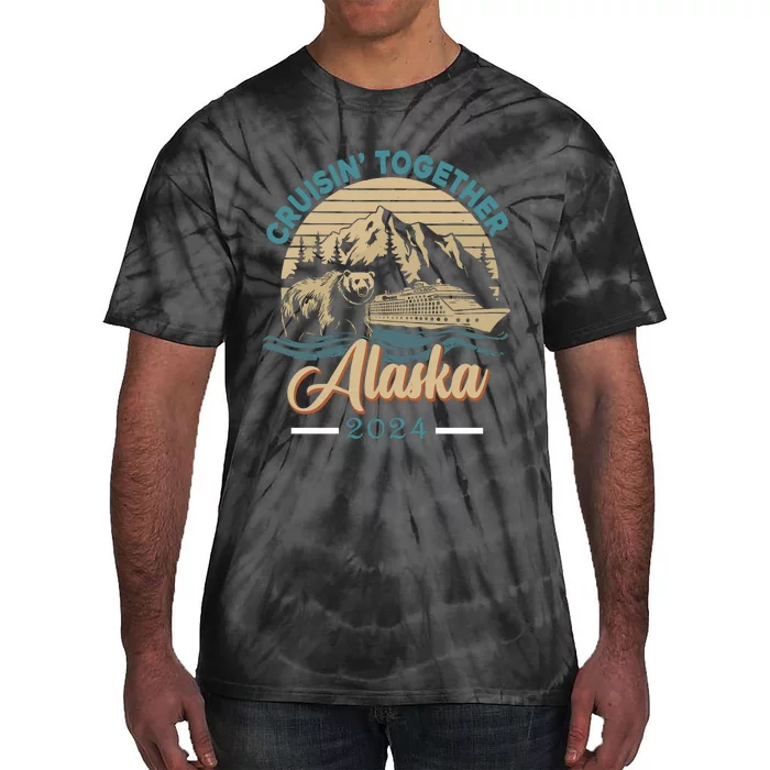 Matching Family Friends And Group Alaskan Alaska Cruise 2024 Tie-Dye T-Shirt