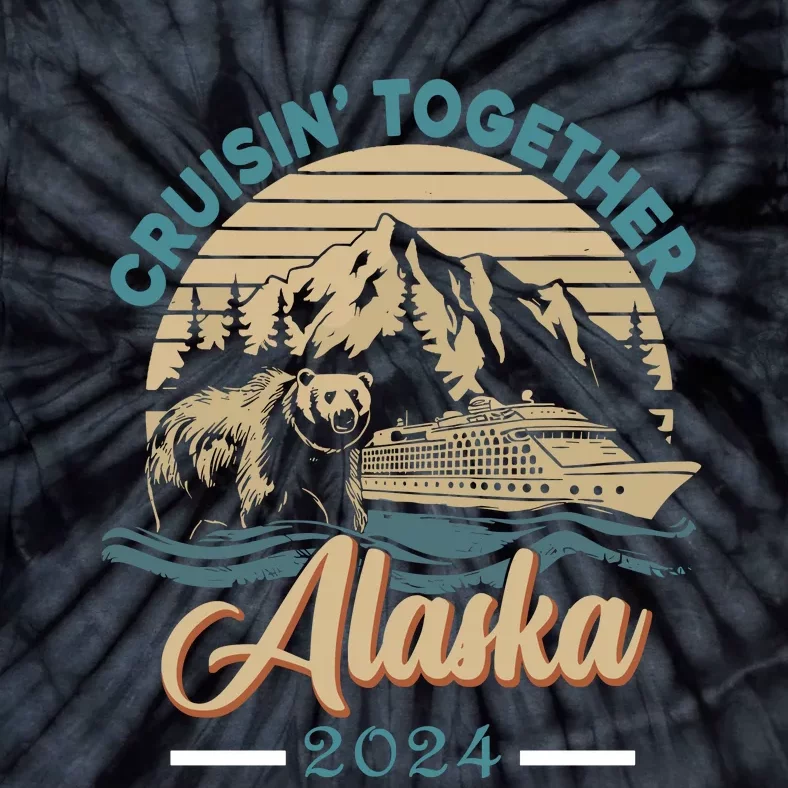 Matching Family Friends And Group Alaskan Alaska Cruise 2024 Tie-Dye T-Shirt