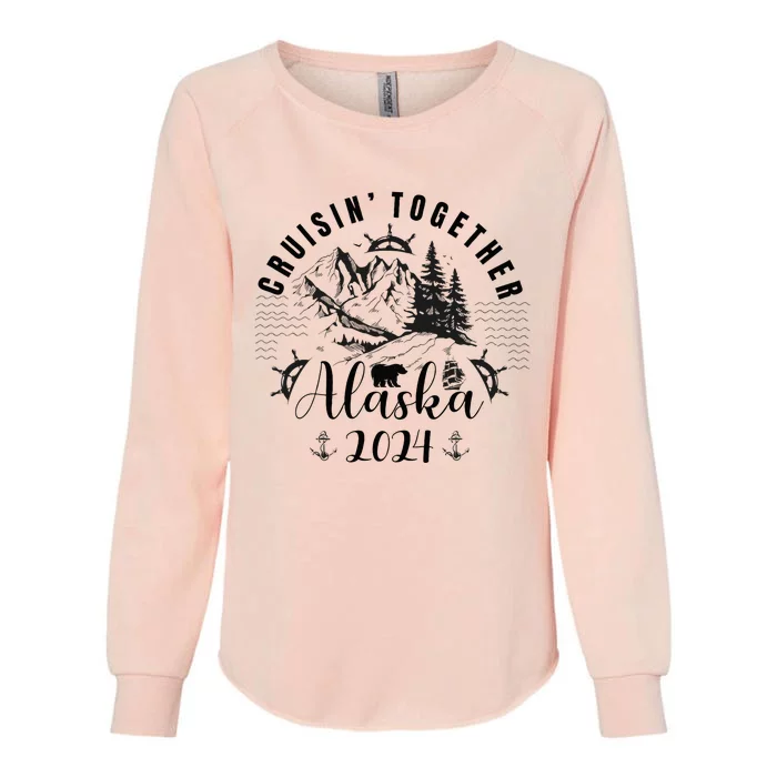 Matching Family Friends And Group Alaska Cruise Womens California Wash Sweatshirt