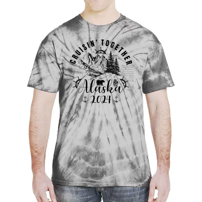 Matching Family Friends And Group Alaska Cruise Tie-Dye T-Shirt