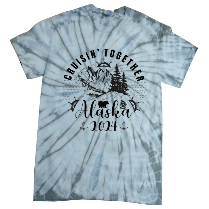 Matching Family Friends And Group Alaska Cruise Tie-Dye T-Shirt