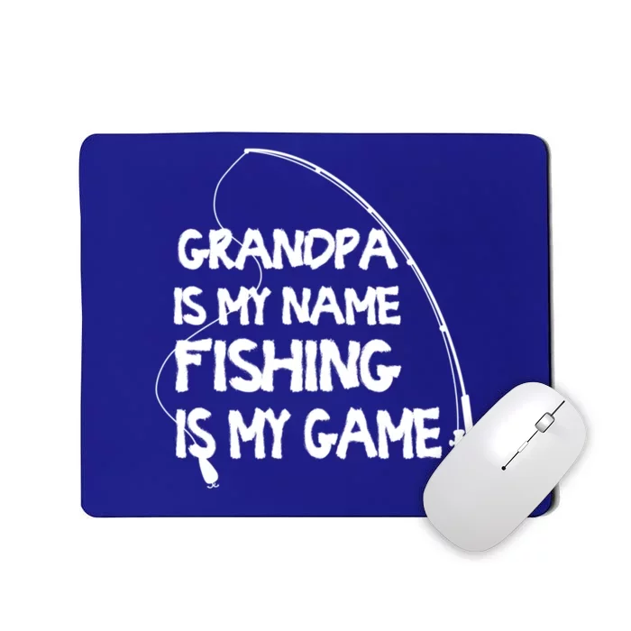 Matching Family Fishing Grandpa Fisher Gift Mousepad