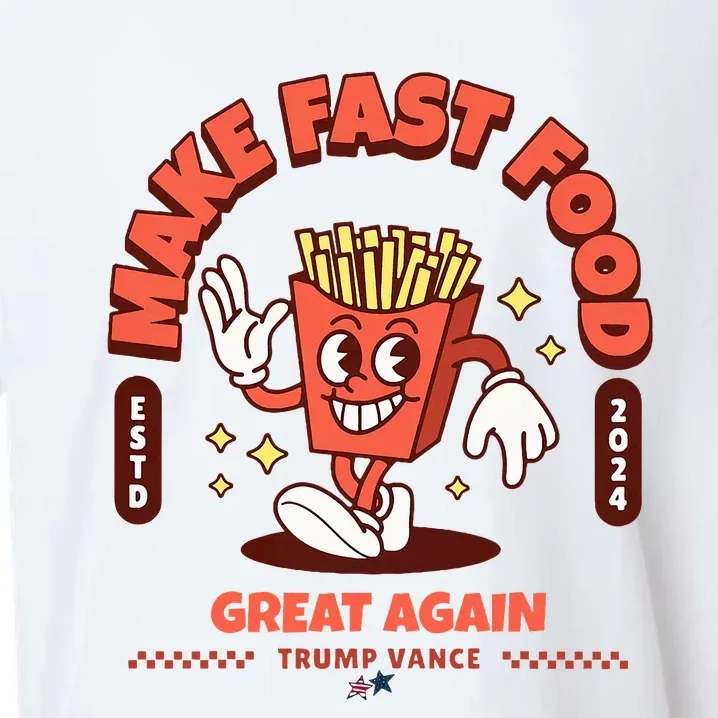 Make Fast Food Great Again MagadonaldS Trump Sueded Cloud Jersey T-Shirt