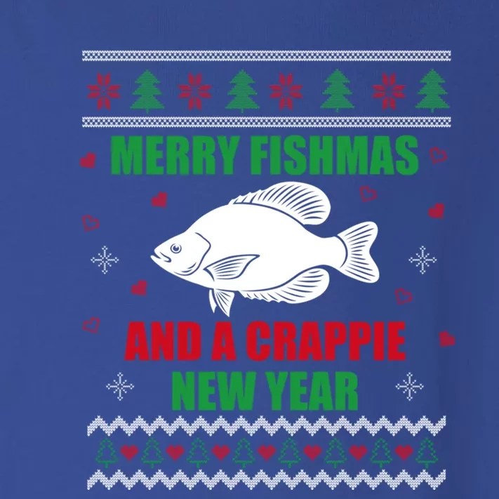 Merry Fishmas Fishing Funny Xmas Crappie For Fisher Gift Toddler Long Sleeve Shirt