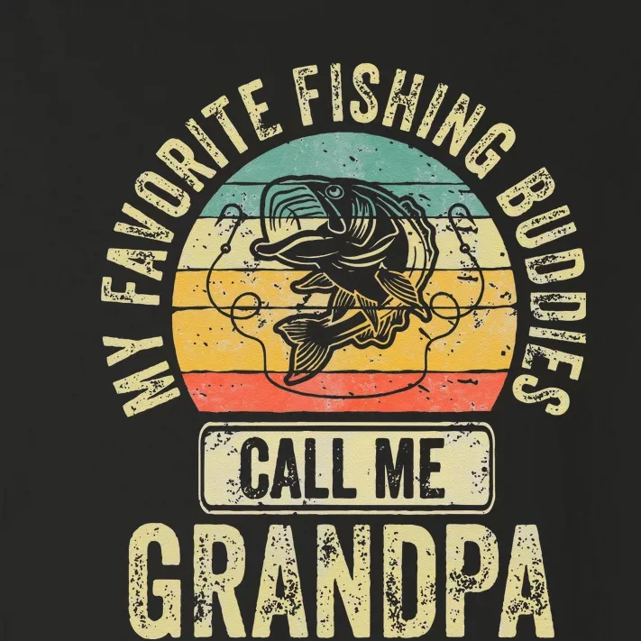 My Favorite Fishing Buddies Call Me Grandpa Fisherman Toddler Long Sleeve Shirt