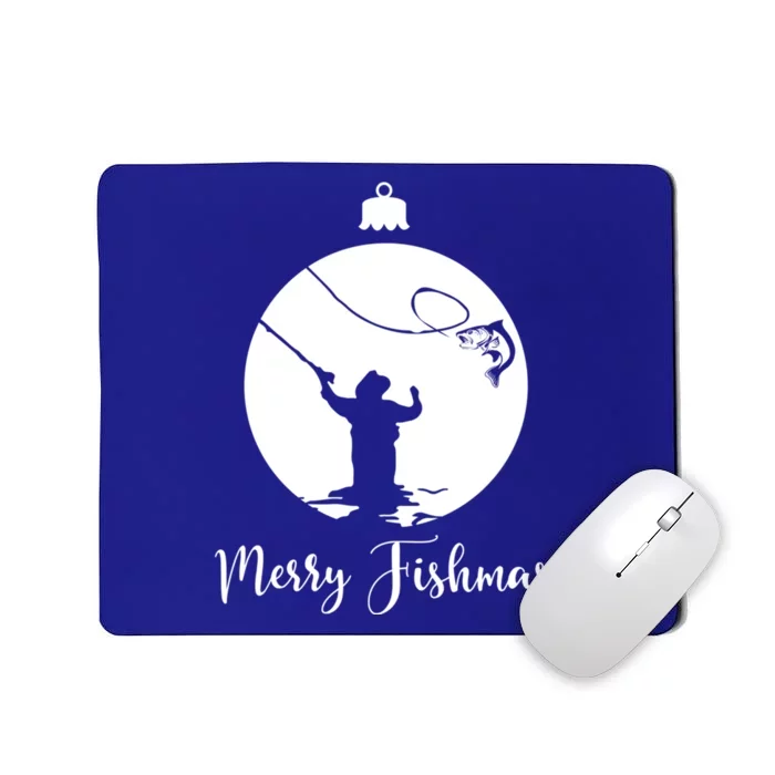 Merry Fishmas For Fisher And Anglers Gift Mousepad