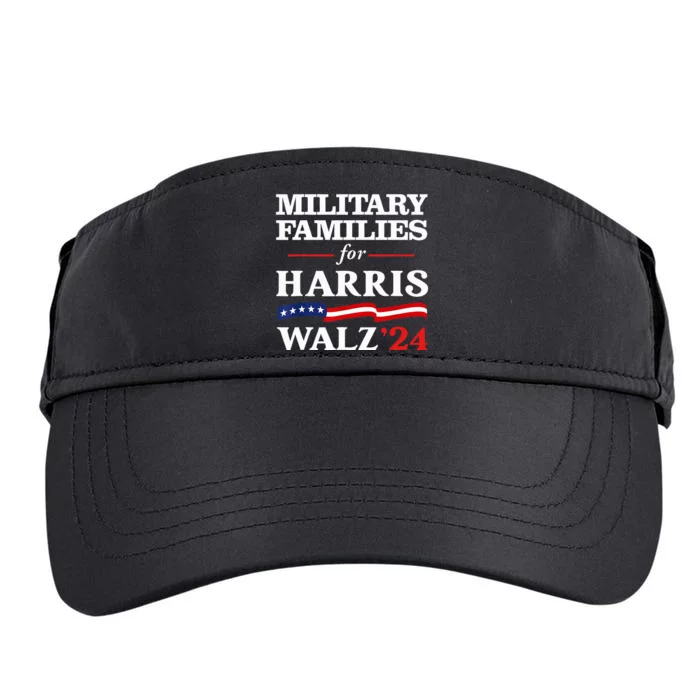 Military Families For Harris Walz 2024 Vote Harris Waltz Adult Drive Performance Visor