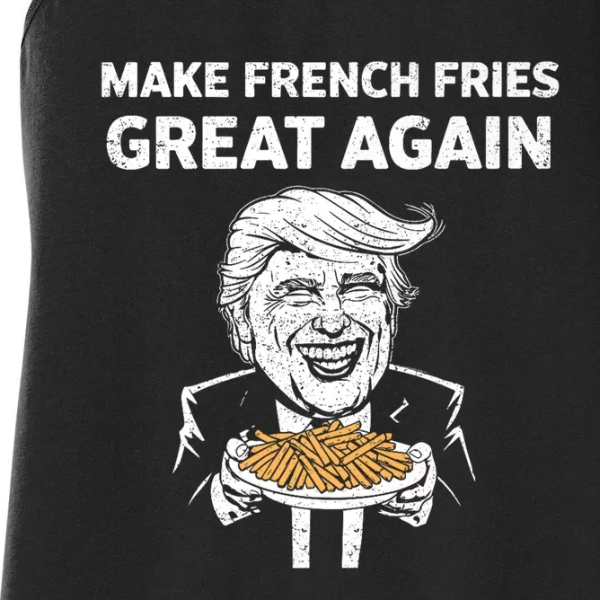 Make French Fries Great Again Women's Racerback Tank