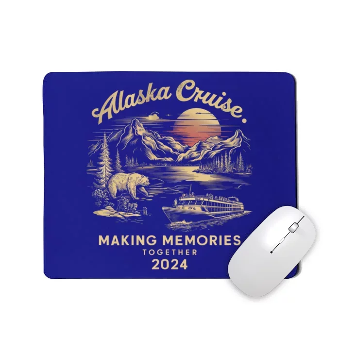 Matching Family Friends And Group Alaska Cruise 2024 Gift Mousepad