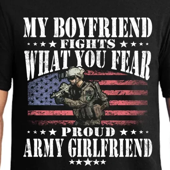 My Friend Fights What You Fear Proud Army Friend Gift Pajama Set