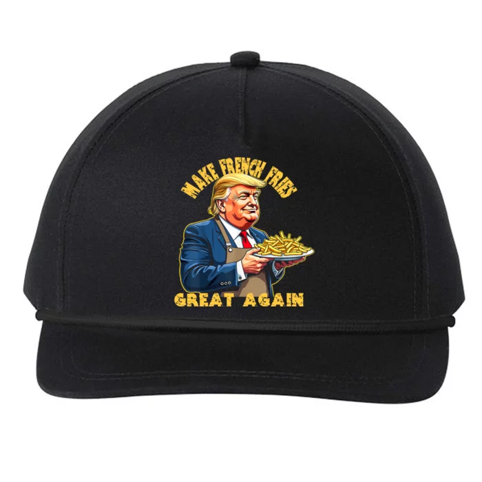 Make French Fries Great Again Graphic Snapback Five-Panel Rope Hat