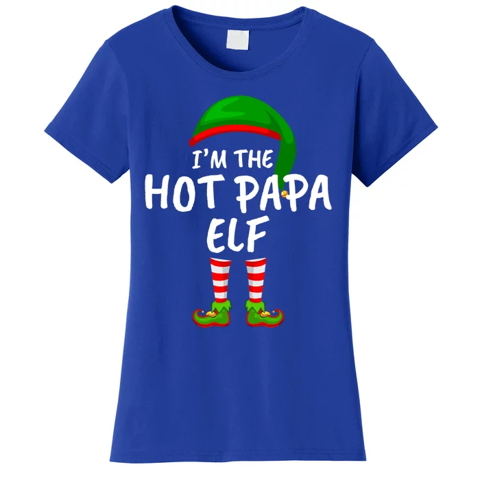 Matching Family Funny I'm The Hot Papa Christmas Meaningful Gift Women's T-Shirt