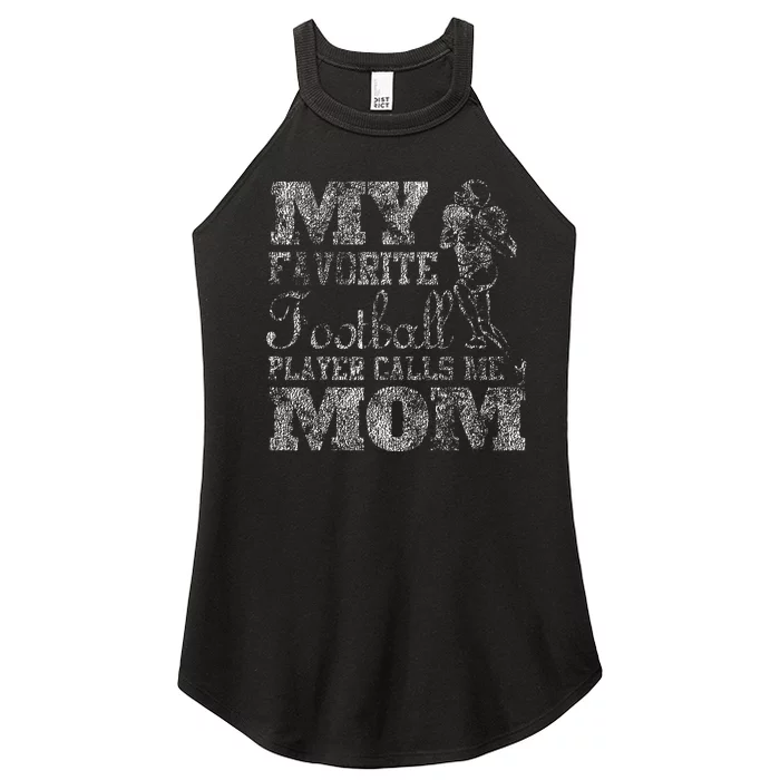 My Favorite Football Player Calls Me Mom Women’s Perfect Tri Rocker Tank