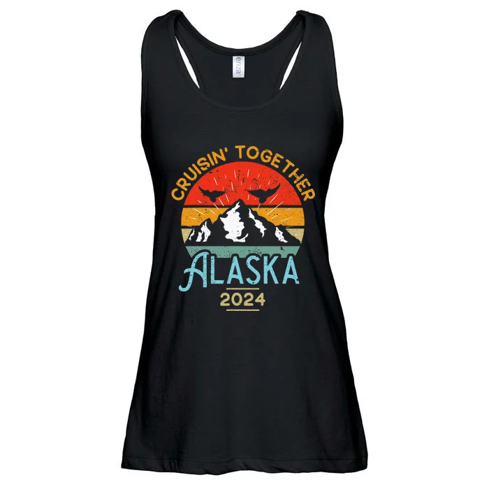 Matching Family Friends And Group Alaska Cruise 2024 Ladies Essential Flowy Tank