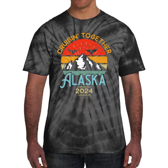 Matching Family Friends And Group Alaska Cruise 2024 Tie-Dye T-Shirt