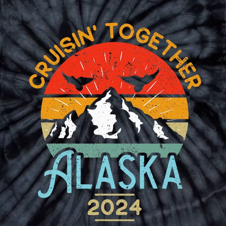 Matching Family Friends And Group Alaska Cruise 2024 Tie-Dye T-Shirt