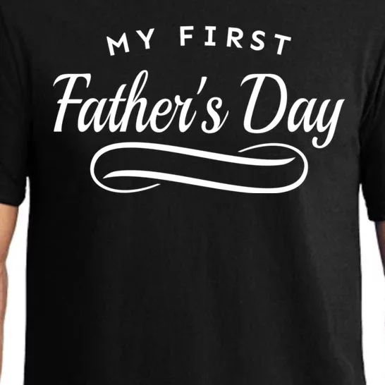 My First Fathers Day 1st Time Dad Pajama Set