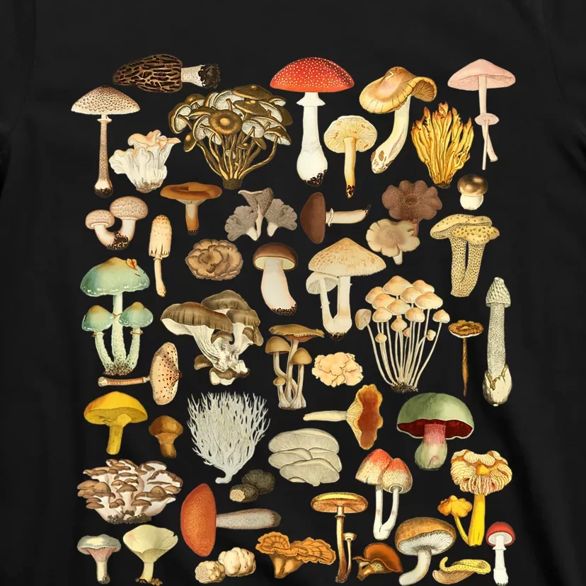 Mycology Fungi Foraging Mushroom T-Shirt