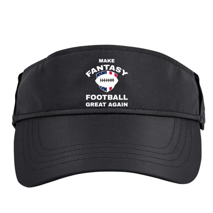 Make Fantasy Football Great Again Adult Drive Performance Visor