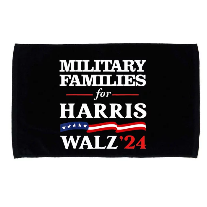 Military Families For Harris Walz 2024 Vote Harris Waltz Microfiber Hand Towel