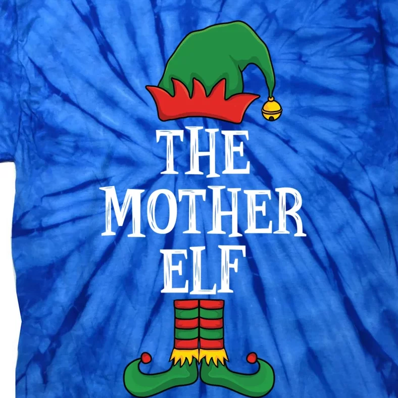 Matching Family Group Funny IM The Mother Elf Christmas Gift Tie-Dye T-Shirt