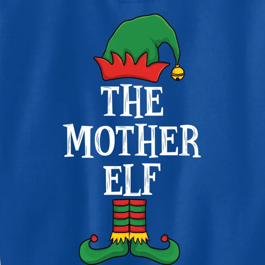 Matching Family Group Funny IM The Mother Elf Christmas Gift Kids Sweatshirt