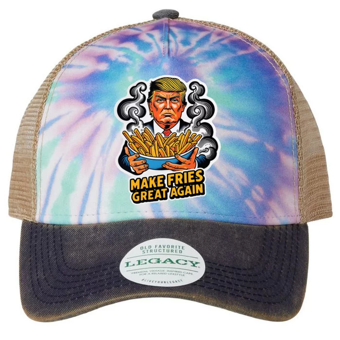 Make Fries Great Again Legacy Tie Dye Trucker Hat