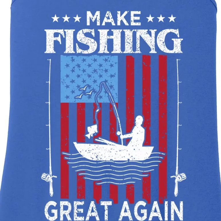 Make Fishing Great Again Gift Ladies Essential Tank