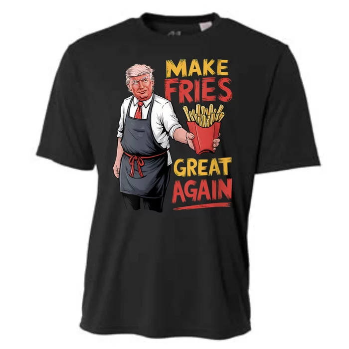 Make Fries Great Again Viral Doanld Trump Meme Cooling Performance Crew T-Shirt