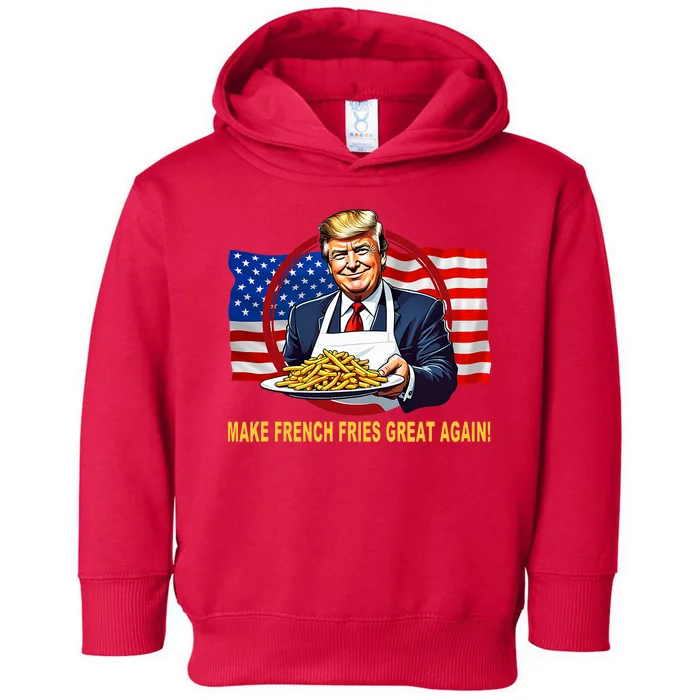 Make Fries Great Again Donald Trump Toddler Hoodie