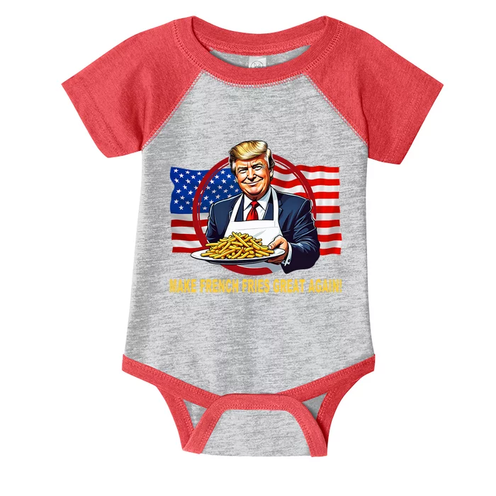 Make Fries Great Again Donald Trump Infant Baby Jersey Bodysuit