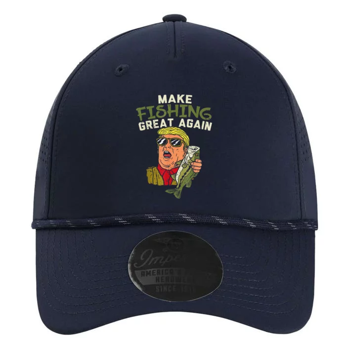 Make Fishing Great Again Trump Funny Fisherman Angler Gift Performance The Dyno Cap