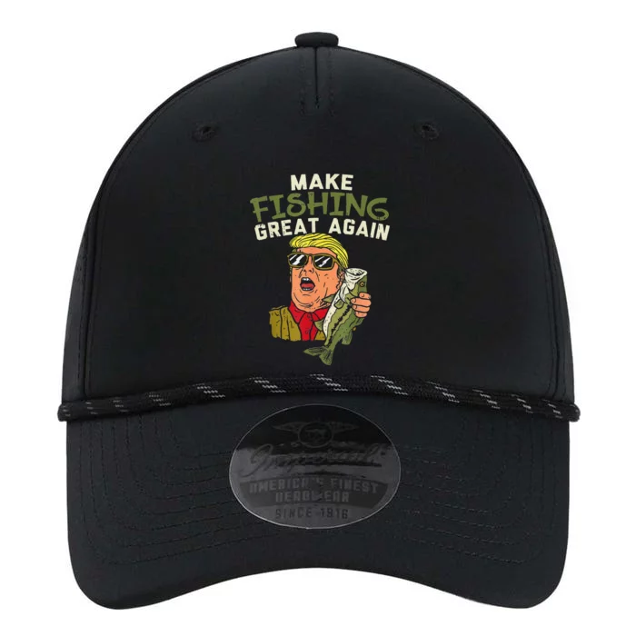 Make Fishing Great Again Trump Funny Fisherman Angler Gift Performance The Dyno Cap