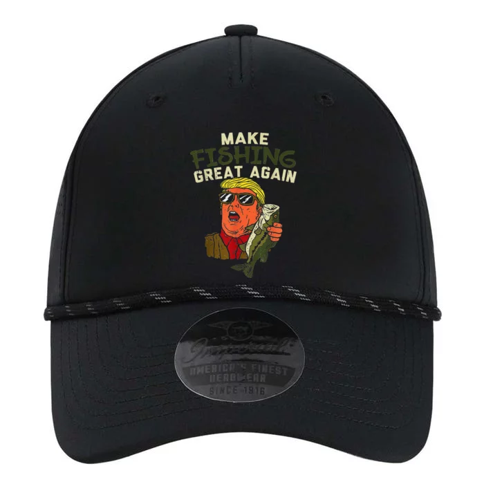 Make Fishing Great Again Trump Fisherman Design Performance The Dyno Cap