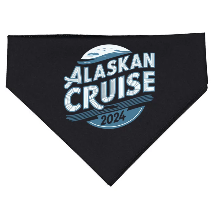 Matching Family Group Friends Alaska Cruise 2024 USA-Made Doggie Bandana