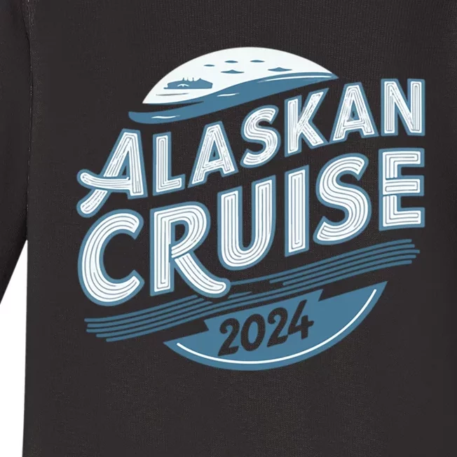 Matching Family Group Friends Alaska Cruise 2024 Baby Long Sleeve Bodysuit