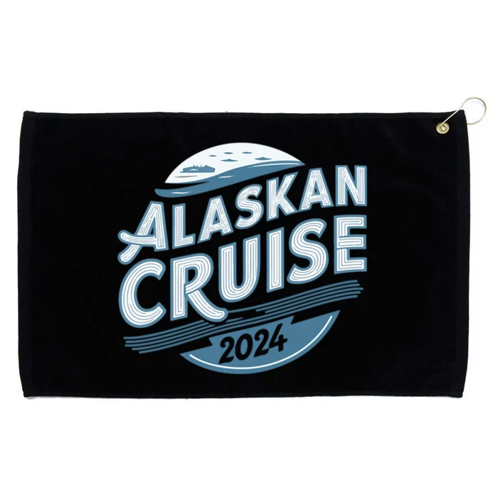 Matching Family Group Friends Alaska Cruise 2024 Grommeted Golf Towel