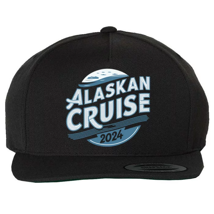 Matching Family Group Friends Alaska Cruise 2024 Wool Snapback Cap