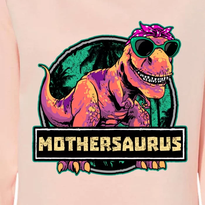 Mothersaurus Funny Gift T Rex Mother Saurus Dinosaur Gift Womens California Wash Sweatshirt